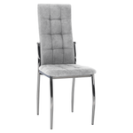 Casa si Gradina - Mobilier - Scaune si fotolii - Scaune - Scaun, tesatura gri/metal, ADORA 2 NEW - Infinity.ro