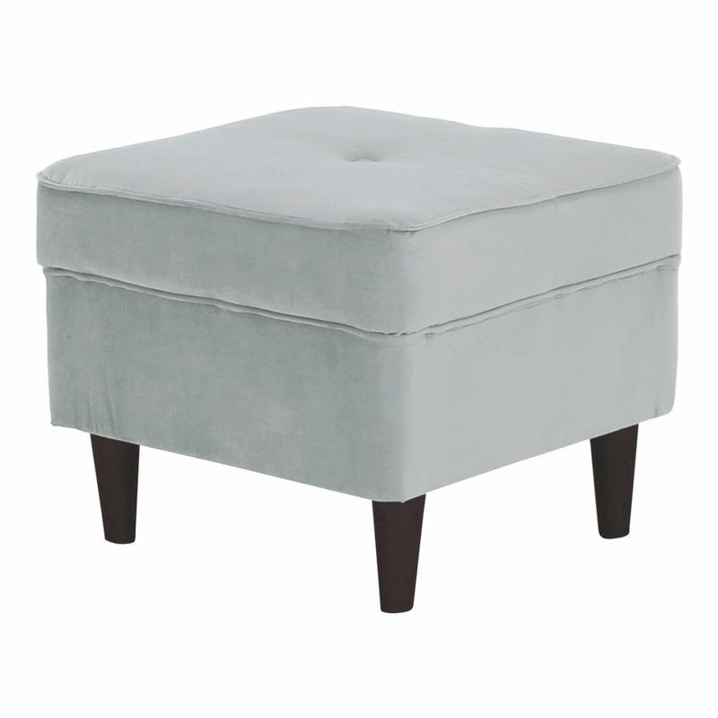 Casa si Gradina - Mobilier - Scaune si fotolii - Tabureti - Taburet modern, gri deschis/nuc, RUFINO 3 NEW - Infinity.ro
