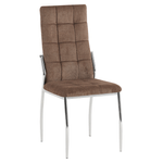 Casa si Gradina - Mobilier - Scaune si fotolii - Scaune - Scaun, tesatura maro inchis/metal, ADORA 2 NEW - Infinity.ro