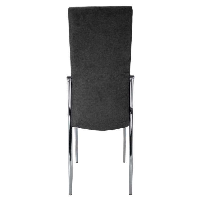 Casa si Gradina - Mobilier - Scaune si fotolii - Scaune - Scaun, tesatura gri inchis/metal, ADORA 2 NEW - Infinity.ro