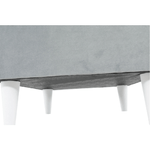 Casa si Gradina - Mobilier - Scaune si fotolii - Tabureti - Taburet modern, gri deschis/alb, RUFINO 3 NEW - Infinity.ro