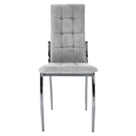 Casa si Gradina - Mobilier - Scaune si fotolii - Scaune - Scaun, tesatura gri/metal, ADORA 2 NEW - Infinity.ro