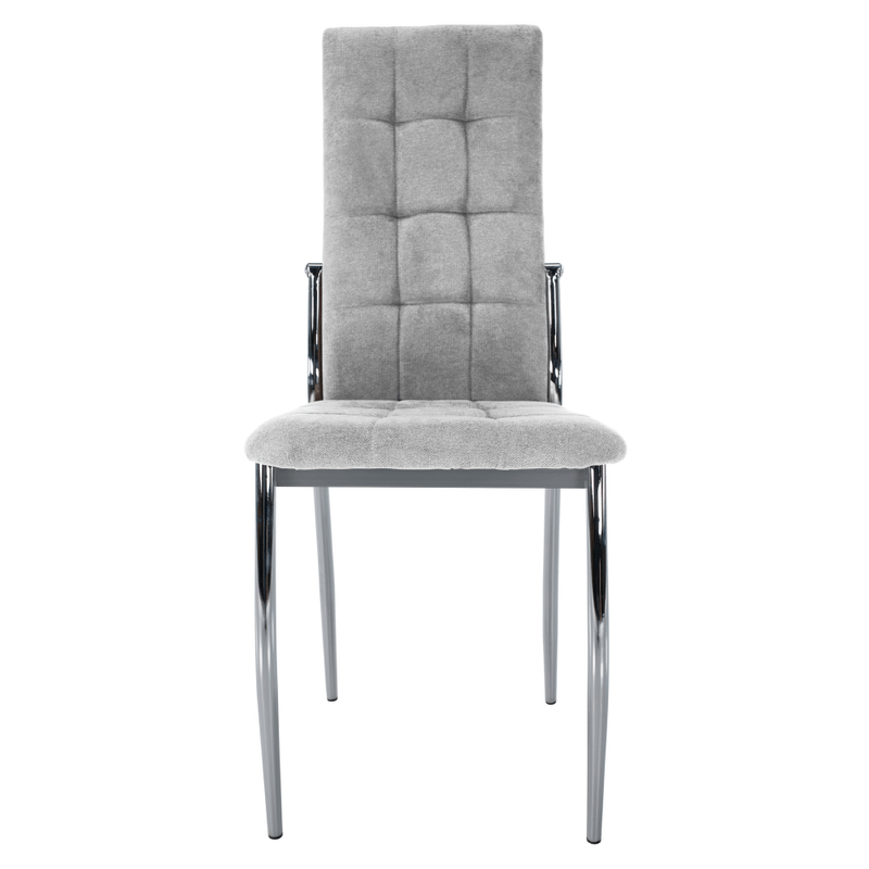 Casa si Gradina - Mobilier - Scaune si fotolii - Scaune - Scaun, tesatura gri/metal, ADORA 2 NEW - Infinity.ro
