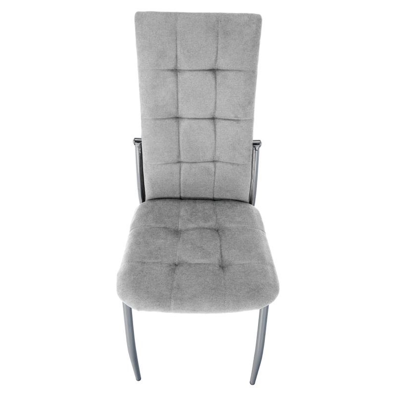 Casa si Gradina - Mobilier - Scaune si fotolii - Scaune - Scaun, tesatura gri/metal, ADORA 2 NEW - Infinity.ro