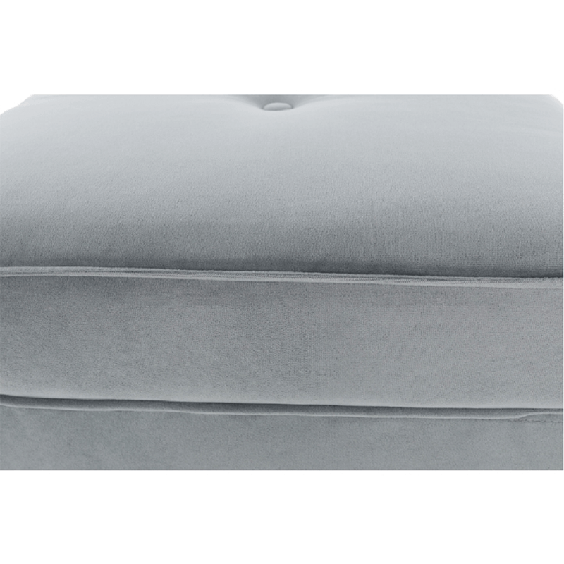 Casa si Gradina - Mobilier - Scaune si fotolii - Tabureti - Taburet modern, gri deschis/alb, RUFINO 3 NEW - Infinity.ro