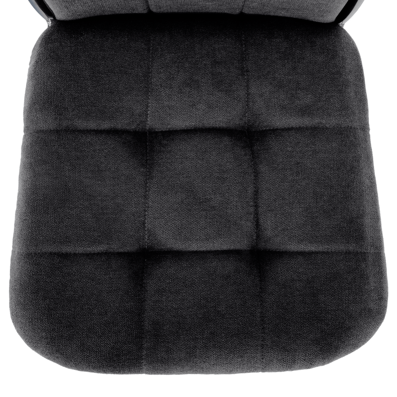 Casa si Gradina - Mobilier - Scaune si fotolii - Scaune - Scaun, tesatura gri inchis/metal, ADORA 2 NEW - Infinity.ro
