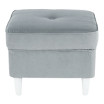 Casa si Gradina - Mobilier - Scaune si fotolii - Tabureti - Taburet modern, gri deschis/alb, RUFINO 3 NEW - Infinity.ro