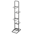 Sport si Outdoor - Echipament Sportiv - Accesorii echipament sportiv - Depozitare si transport articole sportive - Suport pentru mingi, negru, metal, LOBY - Infinity.ro