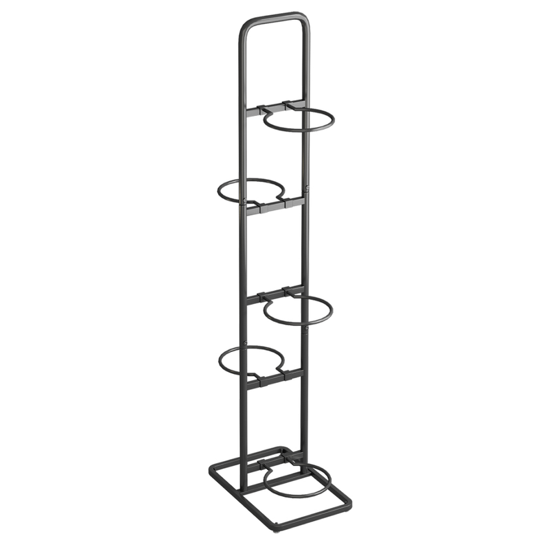 Sport si Outdoor - Echipament Sportiv - Accesorii echipament sportiv - Depozitare si transport articole sportive - Suport pentru mingi, negru, metal, LOBY - Infinity.ro