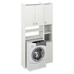 Casa si Gradina - Mobilier - Mobilier baie - Corpuri baie - Dulap deasupra masinii de spalat cu raft, alb, MIRALI - Infinity.ro
