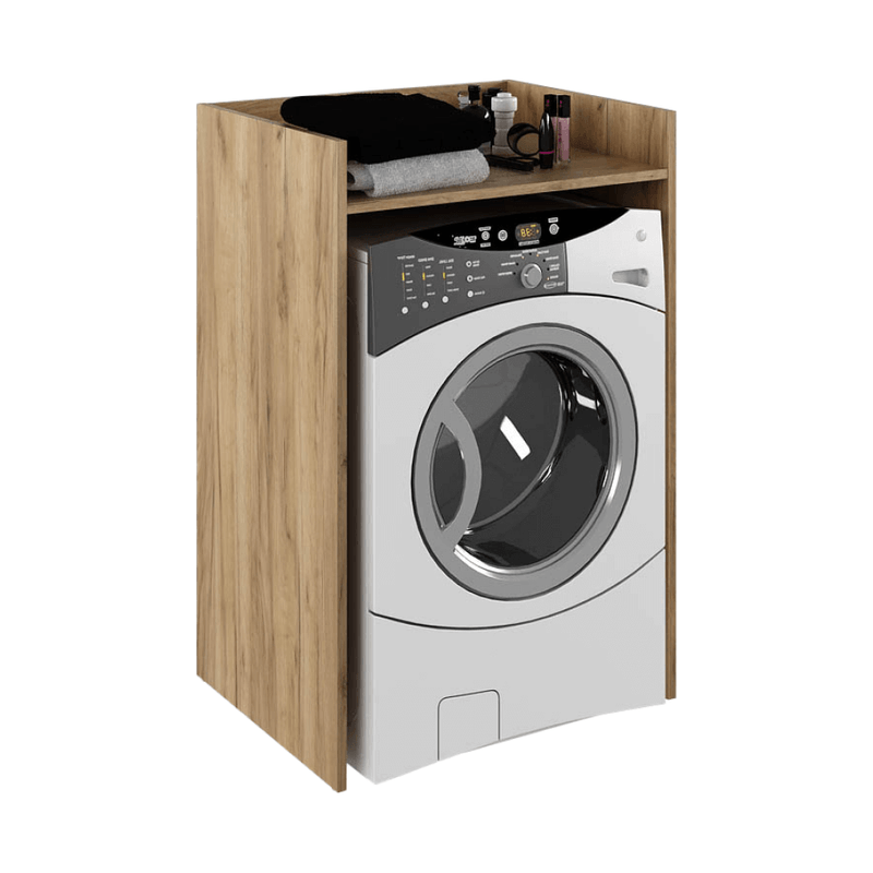 Casa si Gradina - Mobilier - Mobilier baie - Corpuri baie - Dulap pentru masina de spalat, stejar artisan/alb, VOJTO - Infinity.ro