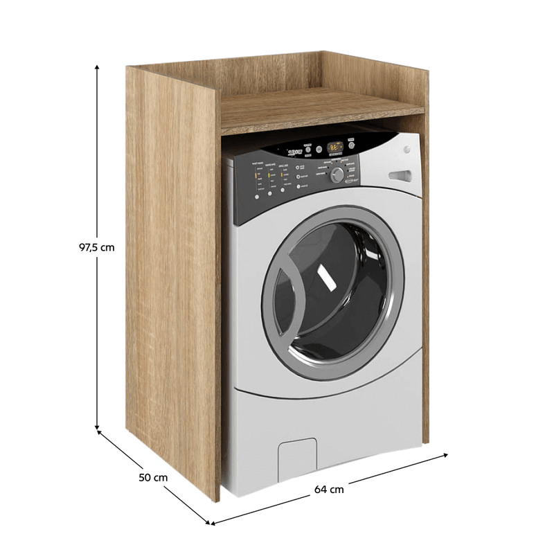 Casa si Gradina - Mobilier - Mobilier baie - Corpuri baie - Dulap pentru masina de spalat, stejar sonoma, VOJTO - Infinity.ro