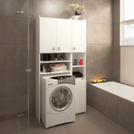 Casa si Gradina - Mobilier - Mobilier baie - Corpuri baie - Dulap deasupra masinii de spalat cu raft, alb, MIRALI - Infinity.ro