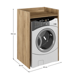 Casa si Gradina - Mobilier - Mobilier baie - Corpuri baie - Dulap pentru masina de spalat, stejar artisan/alb, VOJTO - Infinity.ro