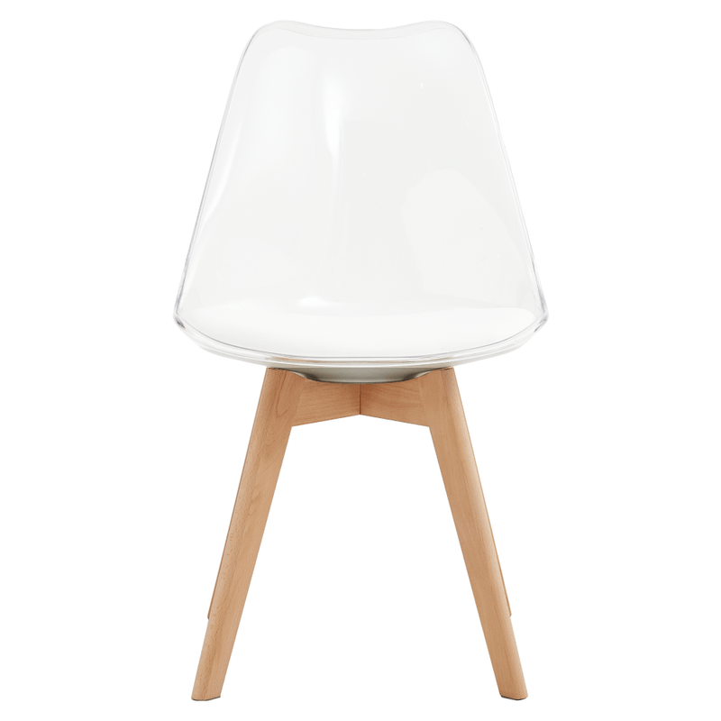 Casa si Gradina - Mobilier - Scaune si fotolii - Scaune - Scaun, transparent, acrilat/piele ecologica/fag, BALI 2 NEW - Infinity.ro
