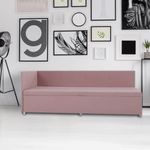 Casa si Gradina - Mobilier - Paturi si accesorii - Paturi - Pat de zi cu spatiu de depozitare, roz, AURIA UNI - Infinity.ro