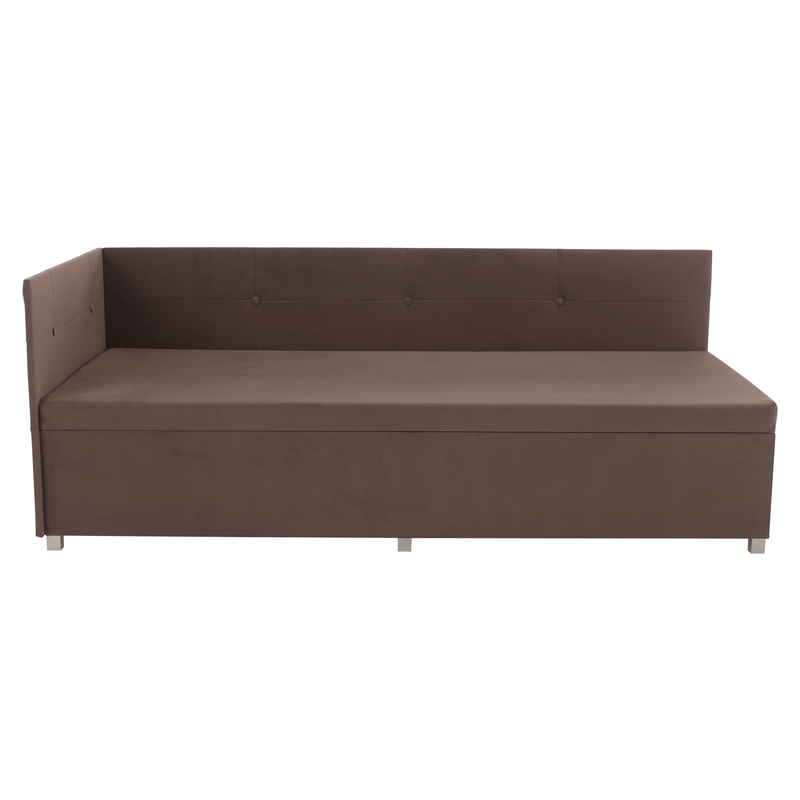 Casa si Gradina - Mobilier - Paturi si accesorii - Paturi - Canapea extensibila cu spatiu de depozitare, maro Taupe, AURIA UNI - Infinity.ro