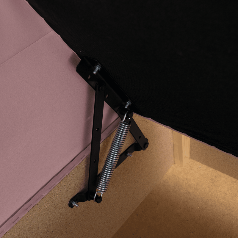 Casa si Gradina - Mobilier - Paturi si accesorii - Paturi - Pat de zi cu spatiu de depozitare, roz, AURIA UNI - Infinity.ro