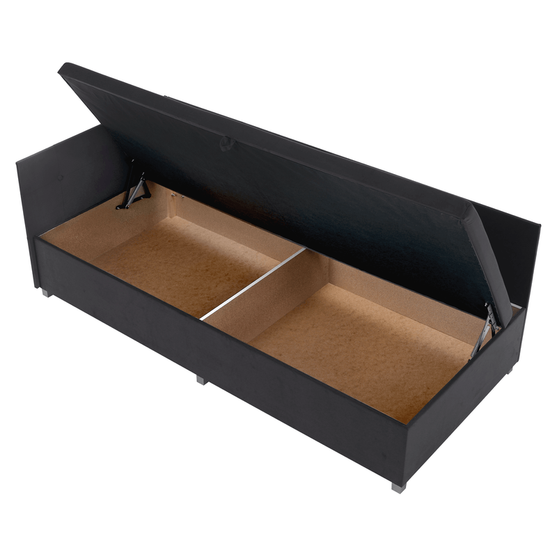 Casa si Gradina - Mobilier - Paturi si accesorii - Paturi - Canapea cu spatiu de depozitare, gri, AURIA UNI - Infinity.ro