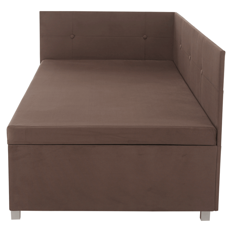 Casa si Gradina - Mobilier - Paturi si accesorii - Paturi - Canapea extensibila cu spatiu de depozitare, maro Taupe, AURIA UNI - Infinity.ro