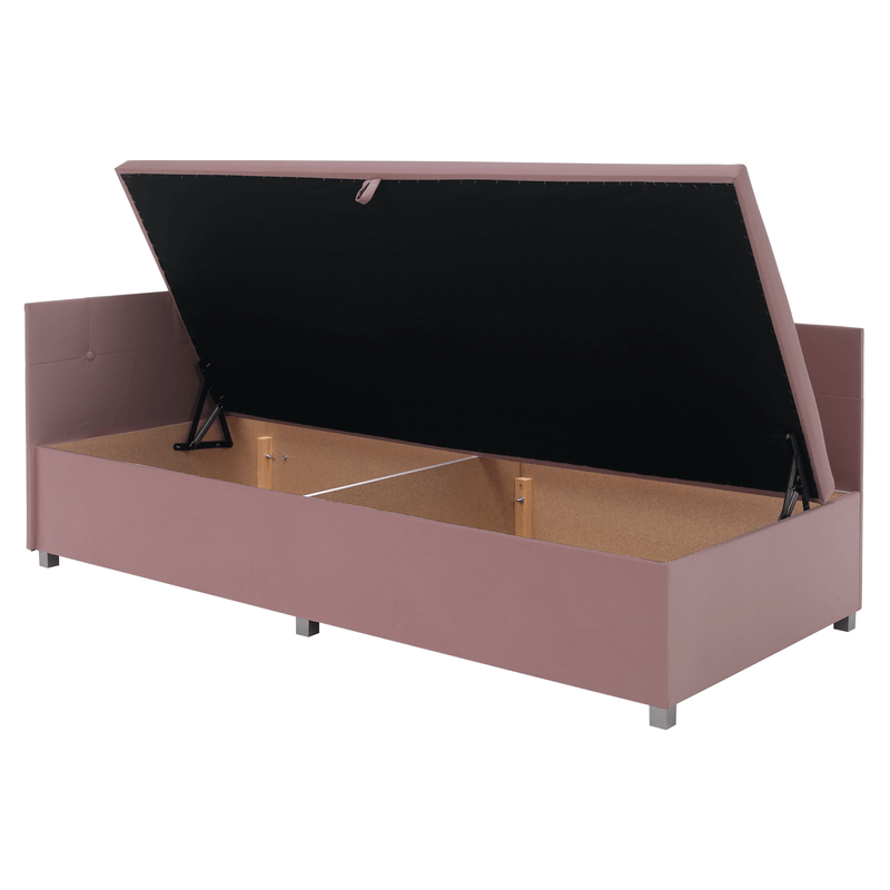 Casa si Gradina - Mobilier - Paturi si accesorii - Paturi - Pat de zi cu spatiu de depozitare, roz, AURIA UNI - Infinity.ro