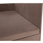 Casa si Gradina - Mobilier - Paturi si accesorii - Paturi - Canapea extensibila cu spatiu de depozitare, maro Taupe, AURIA UNI - Infinity.ro