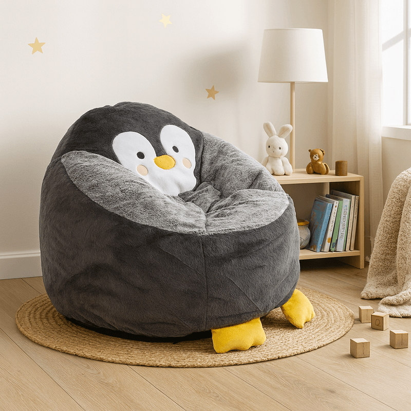 Casa si Gradina - Mobilier - Scaune si fotolii - Fotolii - Fotoliu tip sac pinguin, gri, PINGO - Infinity.ro