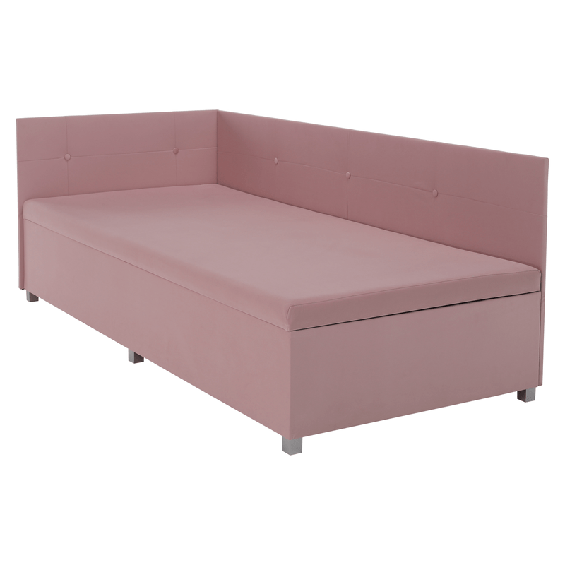 Casa si Gradina - Mobilier - Paturi si accesorii - Paturi - Pat de zi cu spatiu de depozitare, roz, AURIA UNI - Infinity.ro