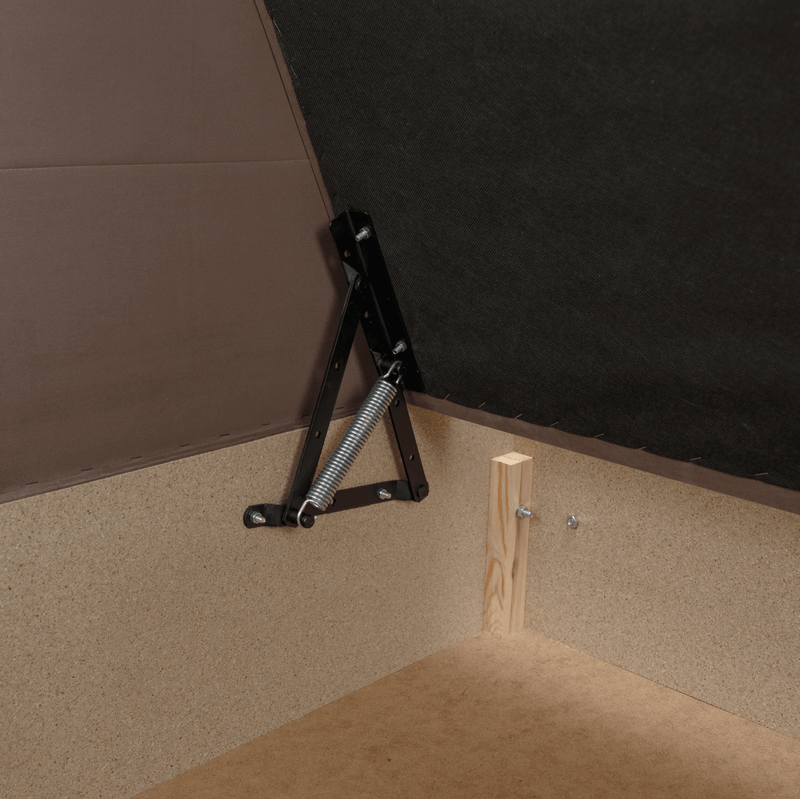 Casa si Gradina - Mobilier - Paturi si accesorii - Paturi - Canapea extensibila cu spatiu de depozitare, maro Taupe, AURIA UNI - Infinity.ro