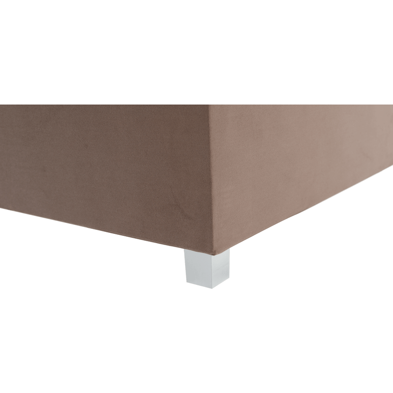 Casa si Gradina - Mobilier - Paturi si accesorii - Paturi - Canapea extensibila cu spatiu de depozitare, maro Taupe, AURIA UNI - Infinity.ro