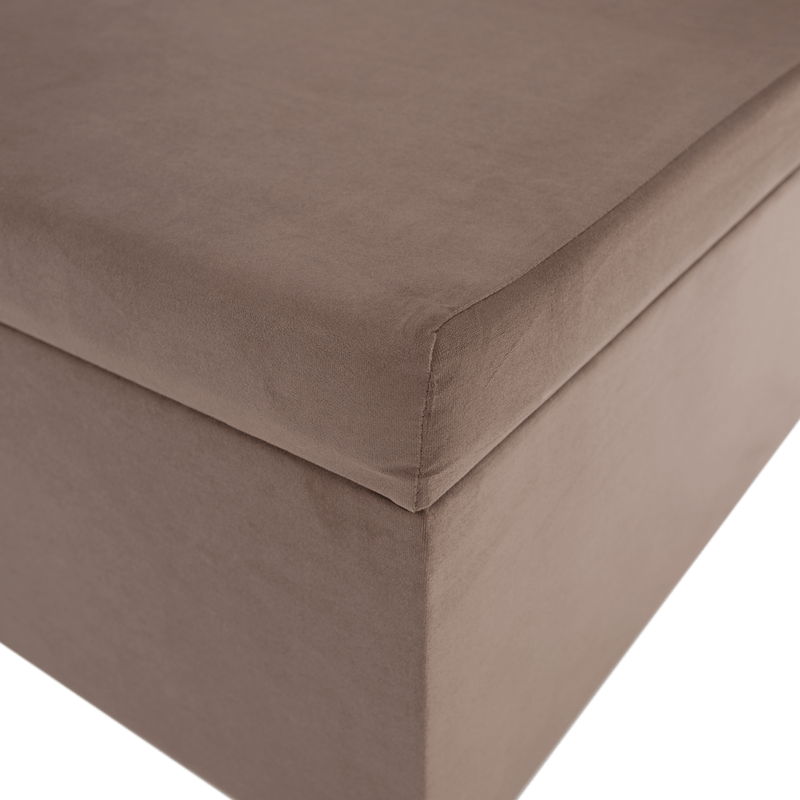 Casa si Gradina - Mobilier - Paturi si accesorii - Paturi - Canapea extensibila cu spatiu de depozitare, maro Taupe, AURIA UNI - Infinity.ro