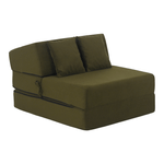 Casa si Gradina - Mobilier - Saltele si somiere - Saltele - Saltea pliabila/fotoliu extensibil, 2 in 1, masliniu, PELOS - Infinity.ro