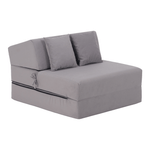 Casa si Gradina - Mobilier - Saltele si somiere - Saltele - Saltea pliabila/fotoliu extensibil, 2 in 1, gri deschis, PELOS - Infinity.ro