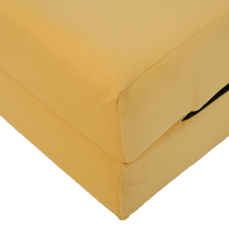 Casa si Gradina - Mobilier - Saltele si somiere - Saltele - Saltea pliabila/fotoliu extensibil, 2 in 1, galben, PELOS - Infinity.ro