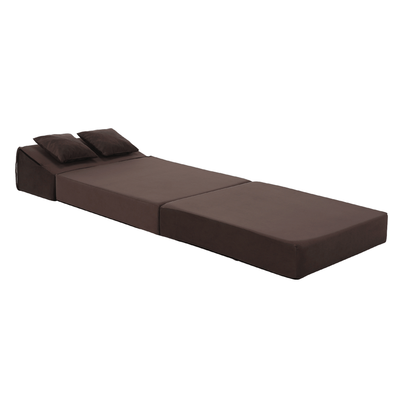 Casa si Gradina - Mobilier - Saltele si somiere - Saltele - Saltea pliabila/fotoliu extensibil, 2 in 1, maro Taupe, PELOS - Infinity.ro