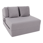 Casa si Gradina - Mobilier - Saltele si somiere - Saltele - Saltea pliabila/fotoliu extensibil, 2 in 1, gri deschis, PELOS - Infinity.ro