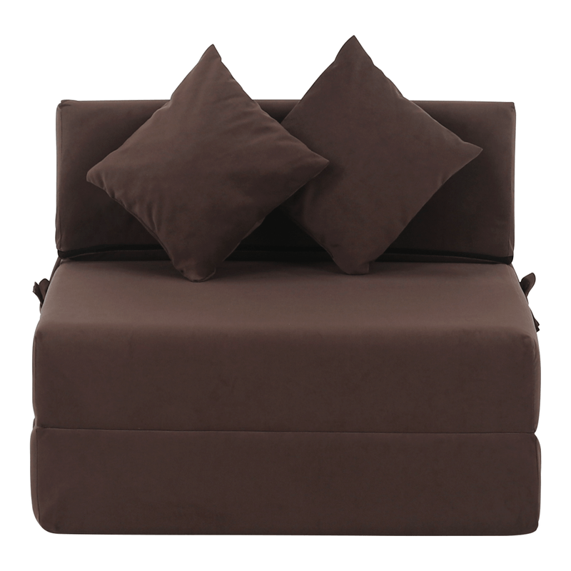 Casa si Gradina - Mobilier - Saltele si somiere - Saltele - Saltea pliabila/fotoliu extensibil, 2 in 1, maro Taupe, PELOS - Infinity.ro