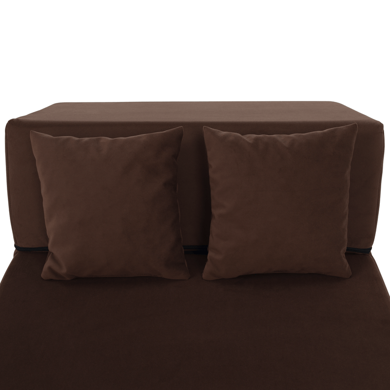 Casa si Gradina - Mobilier - Saltele si somiere - Saltele - Saltea pliabila/fotoliu extensibil, 2 in 1, maro, PELOS - Infinity.ro