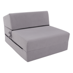 Casa si Gradina - Mobilier - Saltele si somiere - Saltele - Saltea pliabila/fotoliu extensibil, 2 in 1, gri deschis, PELOS - Infinity.ro
