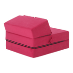 Casa si Gradina - Mobilier - Saltele si somiere - Saltele - Saltea pliabila/fotoliu extensibil, 2in1, roz magenta, PELOS - Infinity.ro