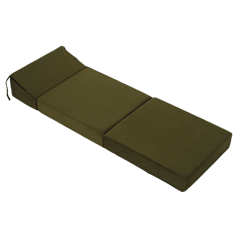 Casa si Gradina - Mobilier - Saltele si somiere - Saltele - Saltea pliabila/fotoliu extensibil, 2 in 1, masliniu, PELOS - Infinity.ro