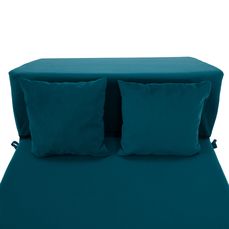 Casa si Gradina - Mobilier - Saltele si somiere - Saltele - Saltea pliabila/fotoliu extensibil, 2 in 1, petrol, PELOS - Infinity.ro