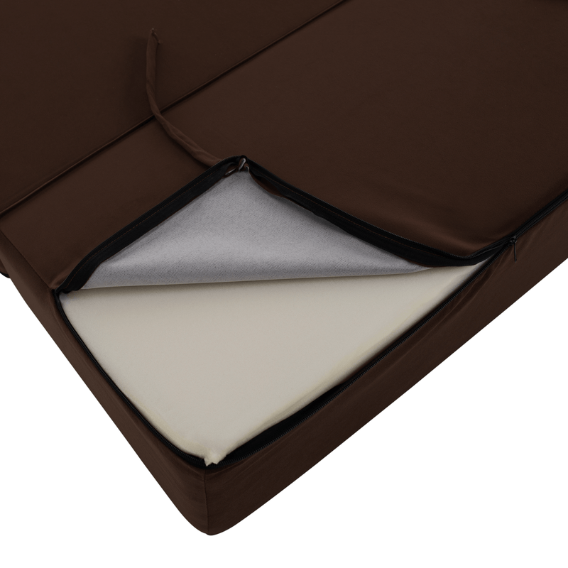 Casa si Gradina - Mobilier - Saltele si somiere - Saltele - Saltea pliabila/fotoliu extensibil, 2 in 1, maro, PELOS - Infinity.ro