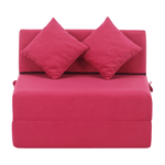 Casa si Gradina - Mobilier - Saltele si somiere - Saltele - Saltea pliabila/fotoliu extensibil, 2in1, roz magenta, PELOS - Infinity.ro