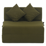 Casa si Gradina - Mobilier - Saltele si somiere - Saltele - Saltea pliabila/fotoliu extensibil, 2 in 1, masliniu, PELOS - Infinity.ro