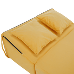 Casa si Gradina - Mobilier - Saltele si somiere - Saltele - Saltea pliabila/fotoliu extensibil, 2 in 1, galben, PELOS - Infinity.ro