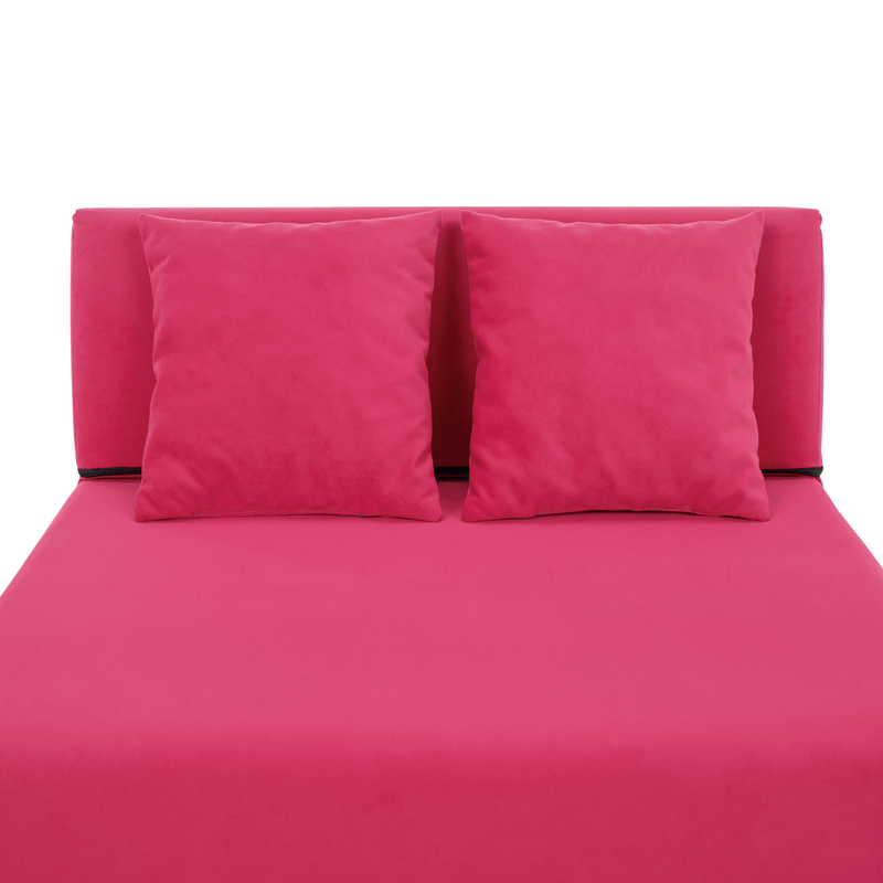 Casa si Gradina - Mobilier - Saltele si somiere - Saltele - Saltea pliabila/fotoliu extensibil, 2in1, roz magenta, PELOS - Infinity.ro
