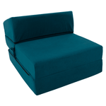 Casa si Gradina - Mobilier - Saltele si somiere - Saltele - Saltea pliabila/fotoliu extensibil, 2 in 1, petrol, PELOS - Infinity.ro