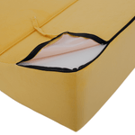 Casa si Gradina - Mobilier - Saltele si somiere - Saltele - Saltea pliabila/fotoliu extensibil, 2 in 1, galben, PELOS - Infinity.ro