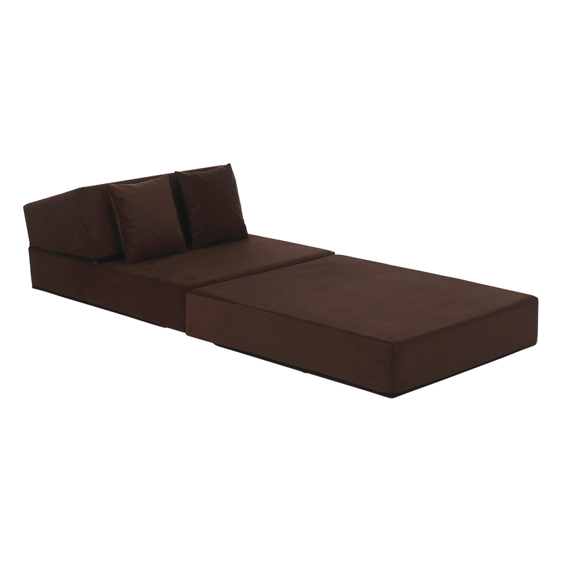 Casa si Gradina - Mobilier - Saltele si somiere - Saltele - Saltea pliabila/fotoliu extensibil, 2 in 1, maro, PELOS - Infinity.ro